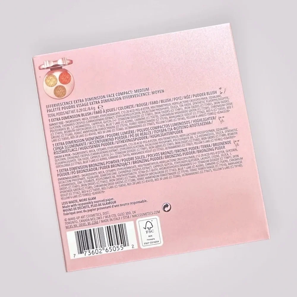 MAC 2022 Holiday Bubbles &‎ Bows Extra Dimension Face Compact: Best Sellers, NIB